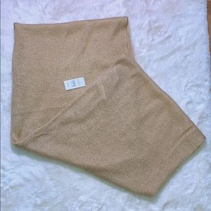Ann Taylor Loft Light Gold Infinity Scarf NWT